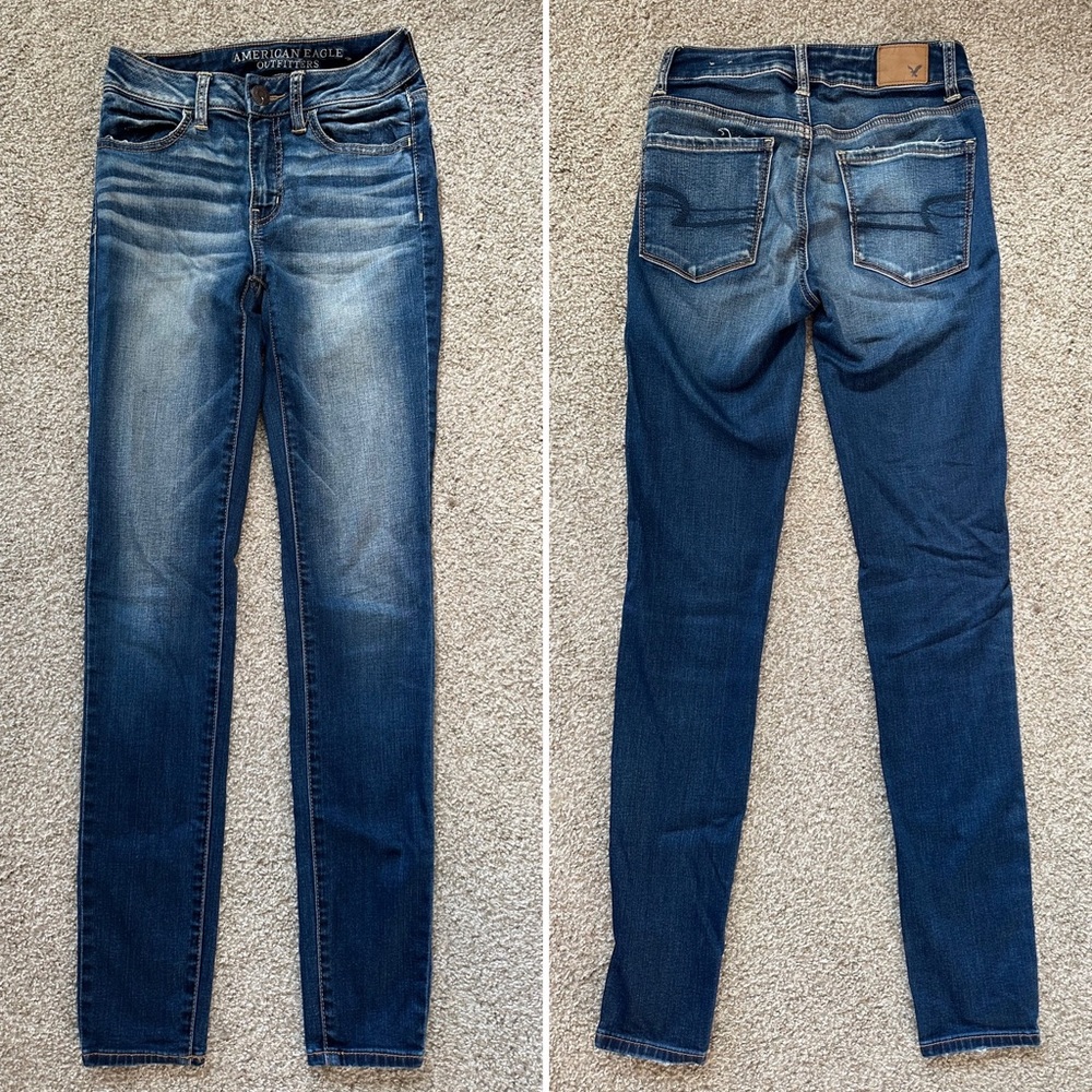 American Eagle Hi-Rise Jegging Jeans Size 00